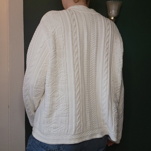 Women’s L.L. Bean | Cable Knit Cardigan - Picture 8 of 8